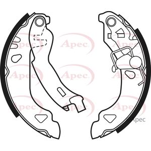Apec Brake Shoes Set SHU508