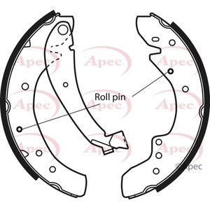 Apec Brake Shoes Set SHU528
