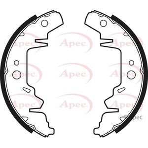 Apec Brake Shoes Set SHU550