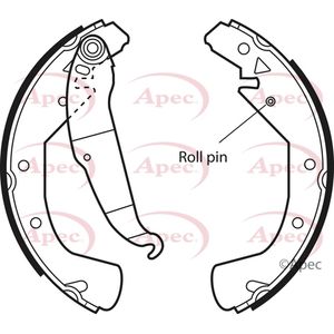 Apec Brake Shoes Set SHU552
