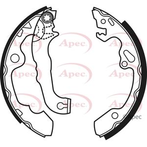 Apec Brake Shoes Set SHU584