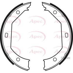 Apec Handbrake Shoes Set SHU594
