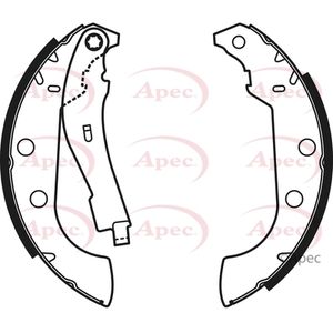 Apec Brake Shoes Set SHU596