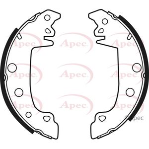 Apec Brake Shoes Set SHU626