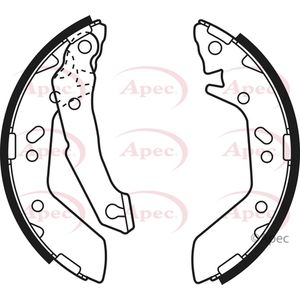 Apec Brake Shoes Set SHU627