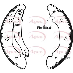 Apec Brake Shoes Set SHU637