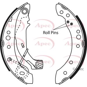 Apec Brake Shoes Set SHU638
