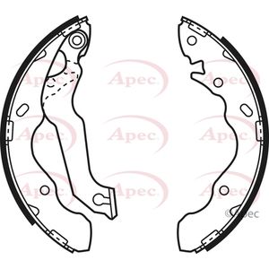 Apec Brake Shoes Set SHU643