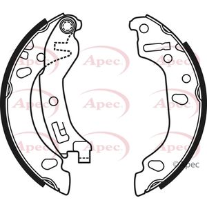 Apec Brake Shoes Set SHU647