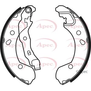 Apec Brake Shoes Set SHU653
