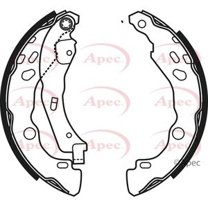 Apec Brake Shoes Set SHU657