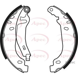 Apec Brake Shoes Set SHU659