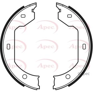 Apec Handbrake Shoes Set SHU666