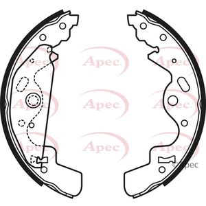 Apec Brake Shoes Set SHU673
