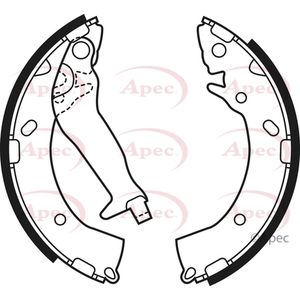 Apec Brake Shoes Set SHU679