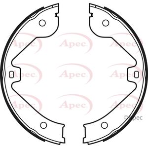 Apec Handbrake Shoes Set SHU688