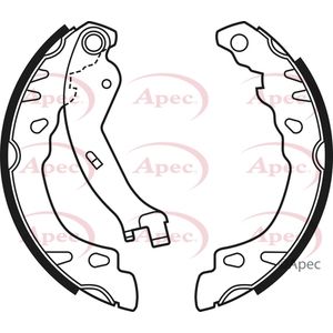 Apec Brake Shoes Set SHU689