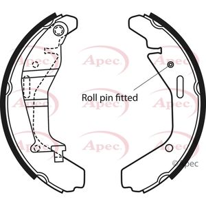 Apec Brake Shoes Set SHU694