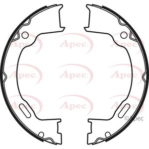 Apec Handbrake Shoes Set SHU715