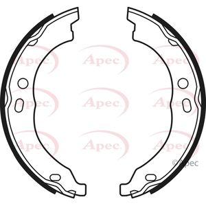 Apec Handbrake Shoes Set SHU721