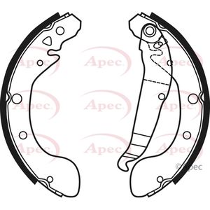 Apec Brake Shoes Set SHU770
