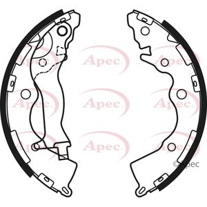 Apec Brake Shoes Set SHU781