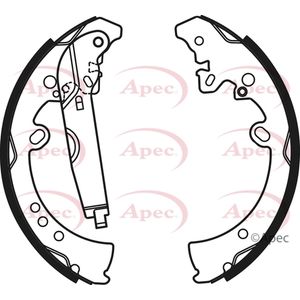 Apec Brake Shoes Set SHU785
