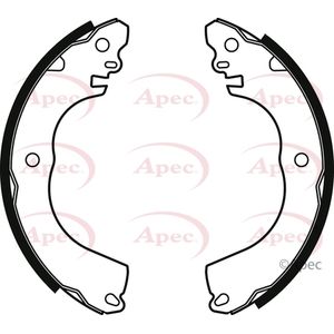 Apec Brake Shoes Set SHU819