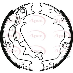 Apec Handbrake Shoes Set SHU822