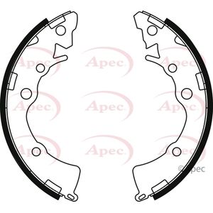 Apec Brake Shoes Set SHU832
