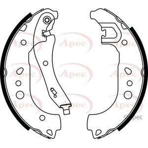 Apec Brake Shoes Set SHU835