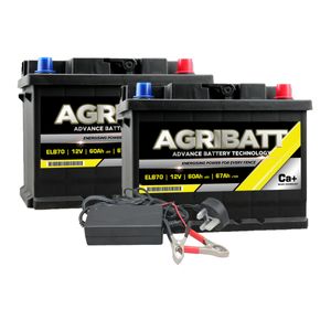 AgriBatt Fit 1 Charge 1 Electric Fence Battery Kit ELB70