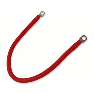 Red Battery Cable 30cm x 25mmsq with 10mm Eyelets