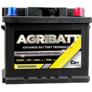 AgriBatt ELB50 Heavy Duty Electric Fence Battery 12V 50Ah c100