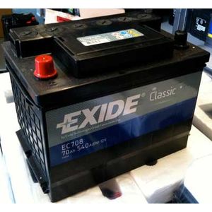 069RE Exide Classic Car Battery EC708 (EX69)