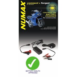 Numax Motorcycle Battery Charger 12V 1A