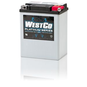 WCP15L Westco Platinum AGM Batterie De Moto 12V 14Ah YB14L-A2 (SVR15L)
