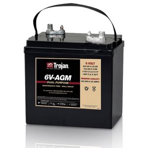 6V-AGM Trojan Battery Deep Cycle 6V 200Ah