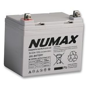 Numax SLC34-12 Sealed Lead Acid Battery 12V 34Ah (U1 Size Battery) FNC12340