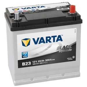 Type 048H Varta Black Dynamic Car Battery 12V 45Ah  (Short Code: B23)  (Varta DIN: 545 077 030)