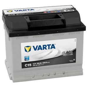 Type 078 Varta Black Dynamic Car Battery 12V 56Ah (Short Code: C15) (Varta DIN: 556 401 048)