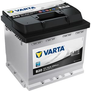 Type 077 Varta Black Dynamic Car Battery 12V 45Ah  (Short Code: B20)  (Varta DIN: 544 064 036 or 545 413 040)