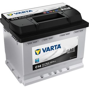Type 027 Varta Black Car Battery 12V 56Ah (Short Code: C14) Varta DIN: 556 400 048)