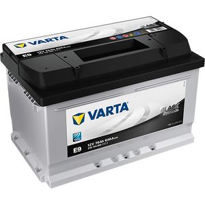 Type 010 Varta Black Dynamic Car Battery 12V 70Ah  (Short Code: D25 or E9) (Varta DIN: 570 146 064 or 570 144 064)