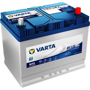 N72 Varta Blue Dynamic EFB Start-Stop Car Battery 12V 72Ah (572501076) Type 068 EFB