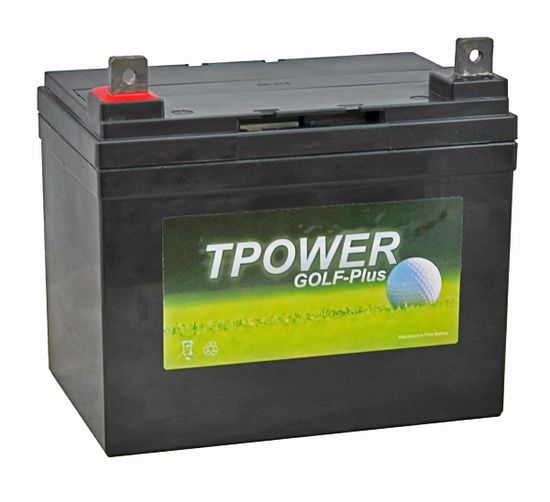 12V 33AH (34AH 35AH) 36 Holes Tpower 3412 AGM/GEL GOLF TROLLEY BATTERY